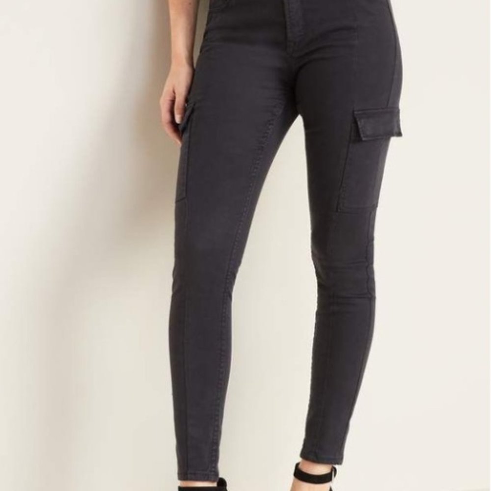 Old Navy High Waist Rock Star Super Skinny Cargo pants - 10 TALL
